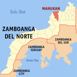 Manukan na Zamboanga do Norte Coordenadas : 8°30'58.10"N, 123°5'29.99"E