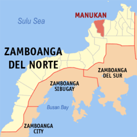 Mapa a pakabirukan ti Manukan