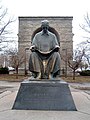 Pomnik Nikoli Tesli autorstwa Frano Kršinicia w State Park w Niagara Falls. Dar Jugosławii dla Stanów Zjednoczonych.