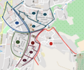 Suddivisione dei quartieri e rioni di Caltanissetta