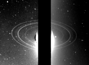 Кольца Нептуна, сделанные с расстояния 280000 км.