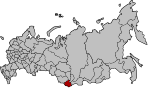 Lage der Oblast in Russland