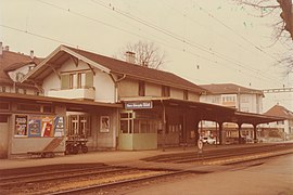 station building in 1979