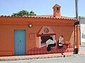 Casa con murale