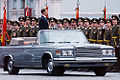 Ex-ministro da Defesa da Rússia, Sergei Ivanov, em um ZIL-41044 na Parada do Dia da Vitória em Moscou em 2004