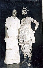 Shri.Chittani Ramachandra hegde with bhagwat-Shri. G.R.Kalinga navuda