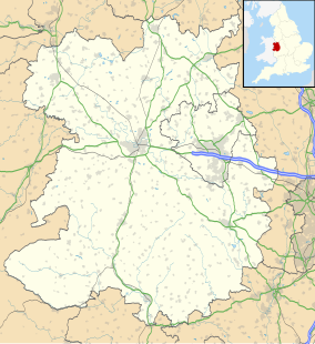 Map showing the location of Ifton Meadows