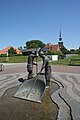 Skulptur "Jan und Gret" in St. Peter Ording.