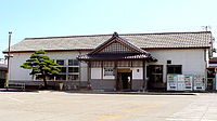 改装前の駅舎（2007年8月）
