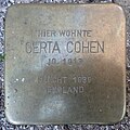 Stolperstein für Gerta Cohen