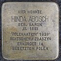 Stolperstein Karl-Heinz-Klingen-Str 22 Dinslaken Abosch Hinda