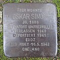 Stolperstein für Oskar Simon