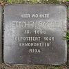 Stolperstein Rees Haldern Am Alten Kirchhof 14 Jettchen Sander