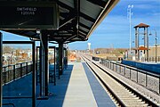 TEXRail NRH/Smithfield Station, December 2018.