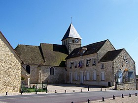 La place de la mairie.