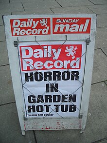 Tabloid newspaper headline in Edinburgh Ttabloid headline in Edinburgh.jpg