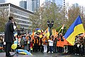 Мітинг українців в підтримку Помаранчевої революції у Франкфурті-на-Майні, 27.11.2004