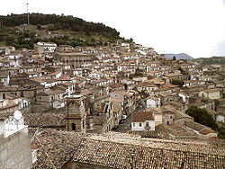 Cerchiara di Calabria látképe
