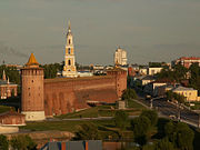 Restos do Kremlin de Kolomna.
