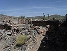 The ruins of the Vulture City Saloon.
