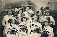 Members of the Woman's Suffrage Association of Montgomery County and Dayton in 1912 Women from Woman's Suffrage Association of Montgomery County and Dayton in 1912.jpg