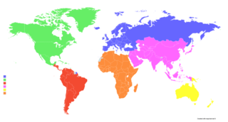 World Map IHF