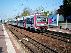 Une mission MONA du RER C à Montigny - Beauchamp en livrée IDF