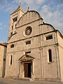 St. Mary's Church in Zara/Zadar. Built with "Stone of Istria" in typical Venetian style of northern Dalmatia.