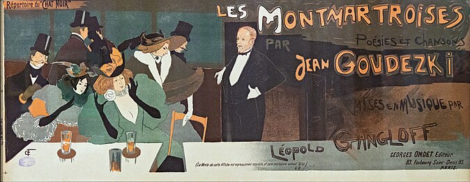 La Comédie pour Les Montmartrois de Jean Goudezki et Léopold Gangloff, 1891