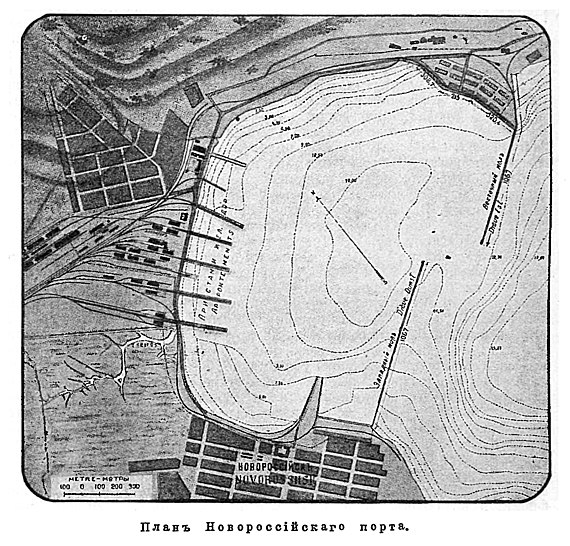 Карта к статье «Новороссийск». Военная энциклопедия Сытина (Санкт-Петербург, 1911-1915).jpg