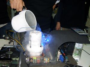 Don't try this at home! A dangerous overclocking experiment