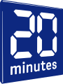 Logo de 20 Minutes depuis novembre 2020.