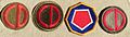 SSI for the 85th Infantry Division. WW I, WWII, 1970-1986, and present