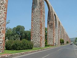 The city's old aqueduct