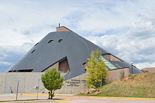 Centennial Complex, houses the American Heritage Center and the University of Wyoming Art Museum American Heritage Center.JPG