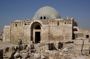 Jordan, Amman, Umayyad Qasr (720-750) on the c...
