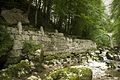 Mur de soutènement de l'ancienne route