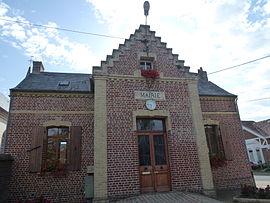 The town hall of Autingues