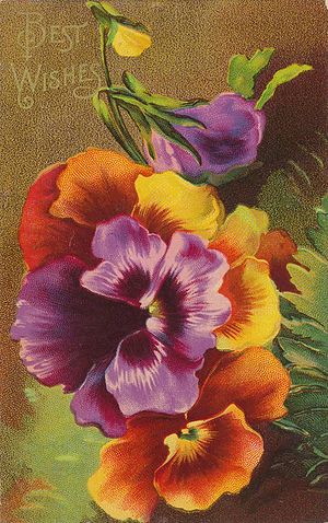 Greeting Card, ca 1900.