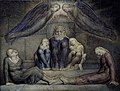 14 / illustration to Dante The Divine Comedy : Count Ugolino and his sons in prision