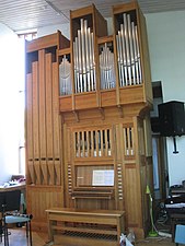 Kapellet med orgeln.