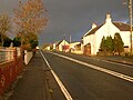 Burnhouse village looking towards Lugton