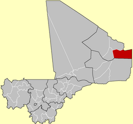 Circondario di Tin-Essako – Localizzazione