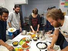 Gemeinsames Abendessen