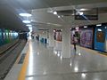 Composição efetuando parada na Estação Uruguai.