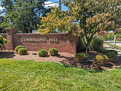 Cumberland Hill Neighborhood Entrance