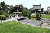 Japanese Buddhist temple in Dusseldorf Dusseldorf - Bruggener Weg - EKO-Haus - Japanischer Garten + Glockenturm + Tempel 01 ies.jpg