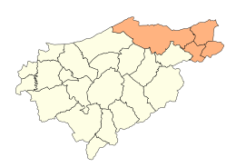 Distretto di El Tarf – Mappa