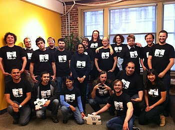 English: WMF Tech Staff Group Photo - honoring...