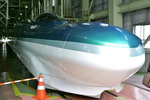 Baureihe E955 im Shinkansen-Betriebswerk Sendai